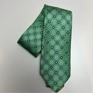 Club Room Necktie Green Floral
